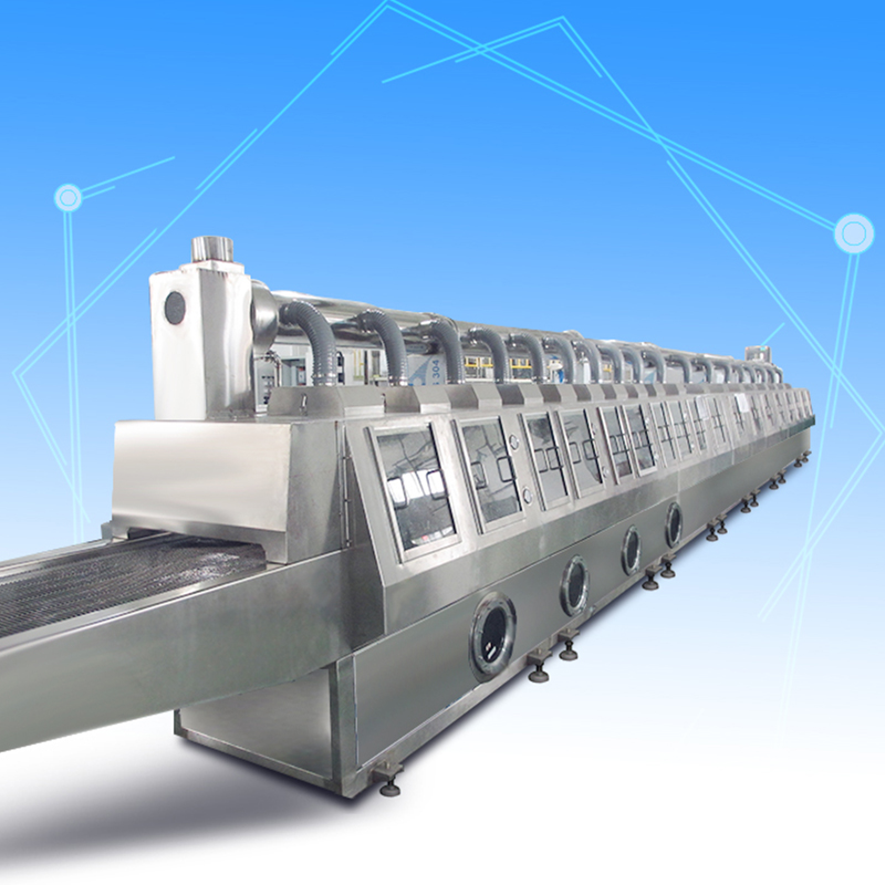 Through-plate type housing spray cleaning machine